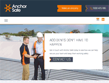 Tablet Screenshot of anchorsafe.com.au